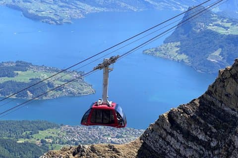 From Lucerne private tour to Mt Pilatus and lake Lucerne cruise