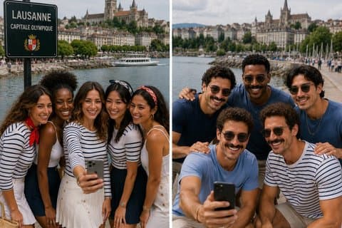 Lausanne Challenges EVG EVJF City Challenge team