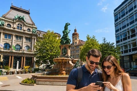 St Gallen Scavenger Hunt & Highlights Self-Guided Walking Tour