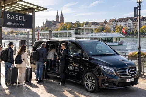 Private Transfer Basel Cruise Port to Zermatt Ski Van