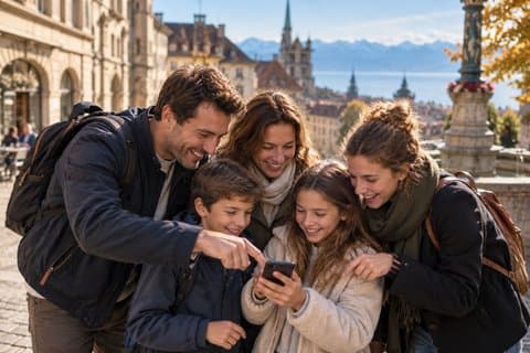 Escape Game Theme Team Magic in the streets of Lausanne