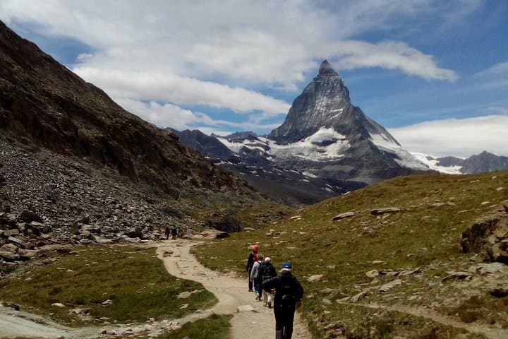 Day hike with Matterhorn backdrop