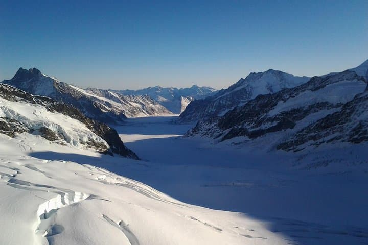 Aletsch glacier view