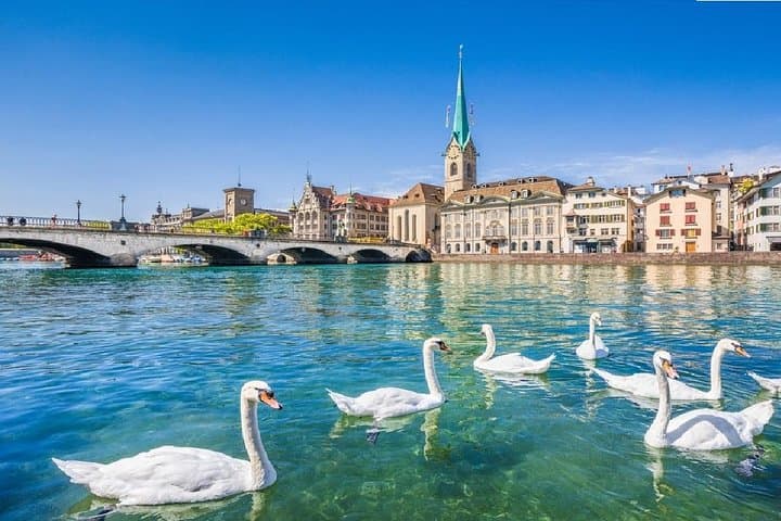 The Best of Zurich Including Panoramic Views in a Small Group Walking Tour