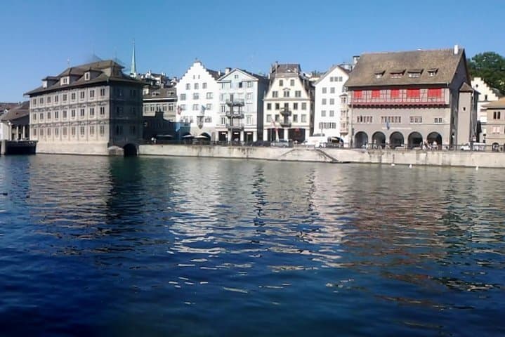 old town Zürich from Limmat river