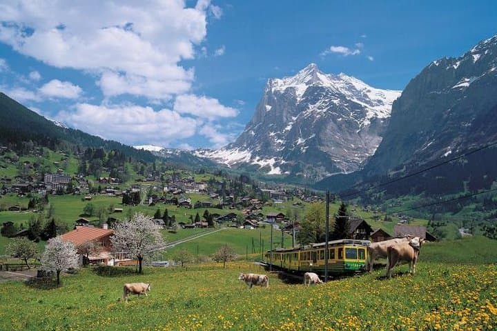 Berner Oberland Region Views in Spring & Summer