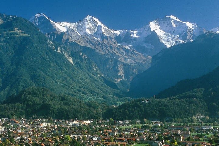 Eiger and Jungfrau Glacier Panorama Tour from Zurich