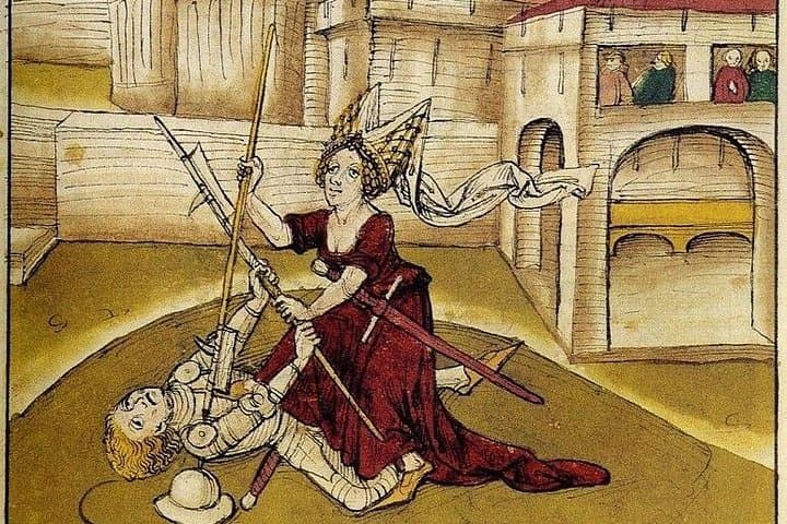 Official Court Fight, Diebold Schilling der Ältere, Spiezer Chronik