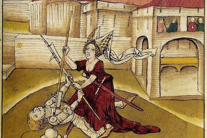 Official Court Fight, Diebold Schilling der Ältere, Spiezer Chronik