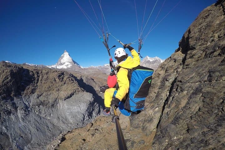 Zermatt Paragliding Flight