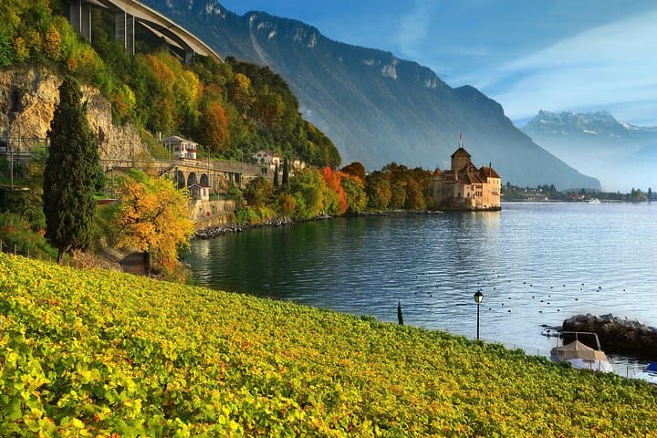Montreux, Vevey, Chaplin's World and Chillon Castle Private Tour