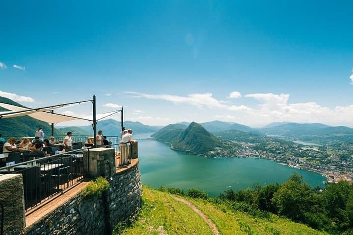 Lugano Mount Bre Lake Lugano private guided tour, from Lugano.