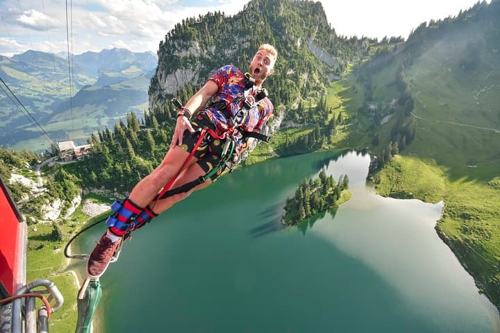 Bungy Jump Stockhorn with OUTDOOR