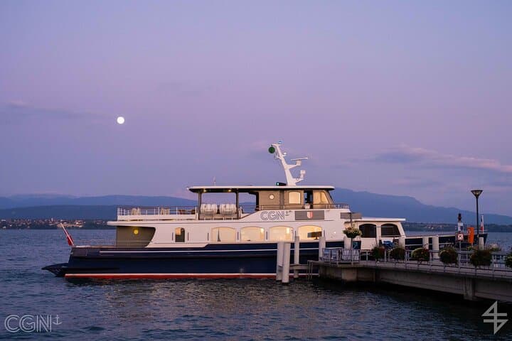 Audioguided sightseeing cruise of Geneva