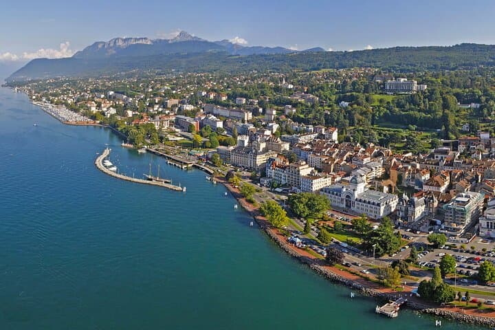 Panoramic view of Evian