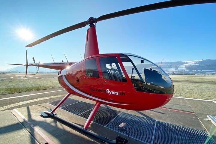 This new helicopter is waiting for you to see the Swiss Capital city