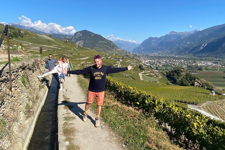 Wine and Dine Vineyard Walk in Sion