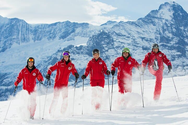 Ski Professors at Bodmi Arena at Berner Oberland Region