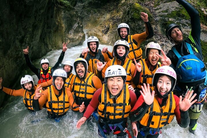 Group Picture at Canyoning Experience Interlaken!