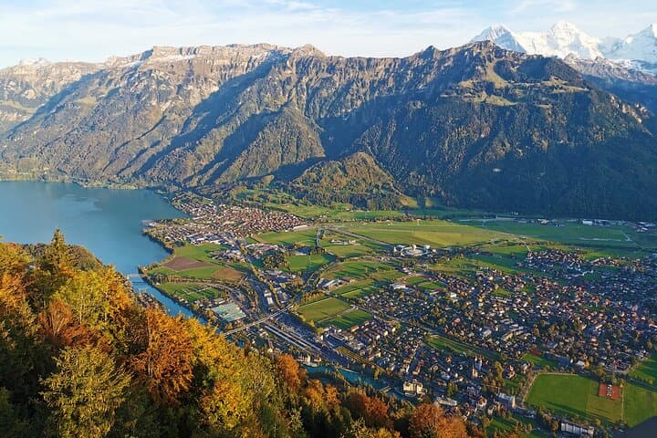 Sky Glass Scenic Bus tour To Interlaken with Paragliding Flight