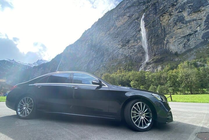 PREMIUM MERCEDES TRANSFER: Zurich Airport Private Transfer - Luxury V-Class with Professional Multilingual Driver, 24/7 Service, Child Seats Available!