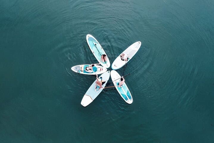 Stand Up Paddle Center in Rhein River