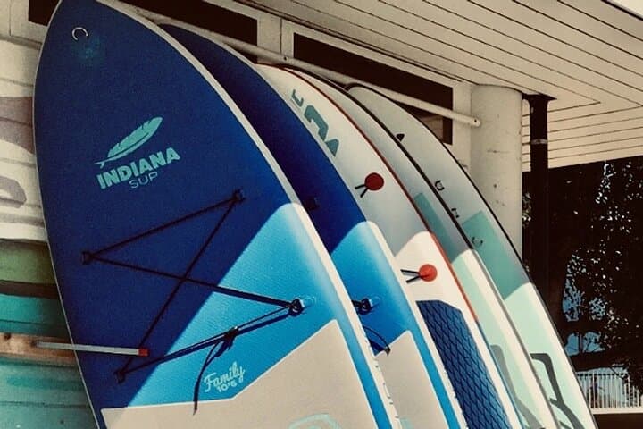 Stand Up Paddle Center in Rhein River