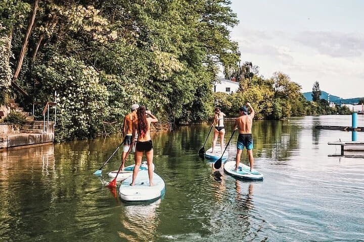 Stand Up Paddle Center in Rhein River