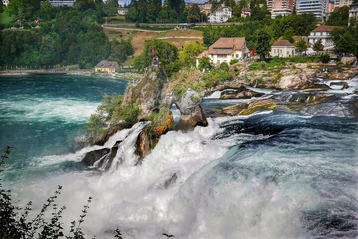 Private day trip from Basel to the Rhine Falls with local driver
