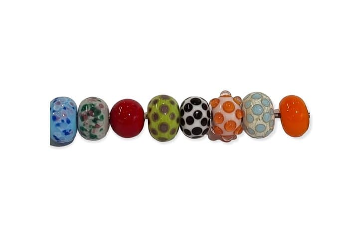 Polka dot bead variations