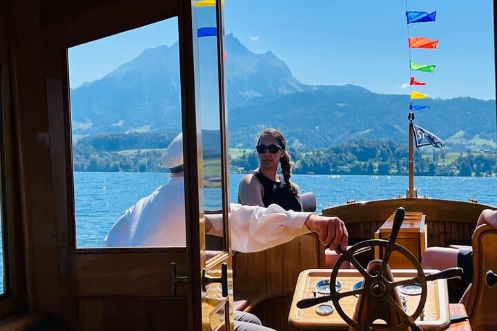 Luxurious Lake Lucerne Tour in a Private Motor Yacht
