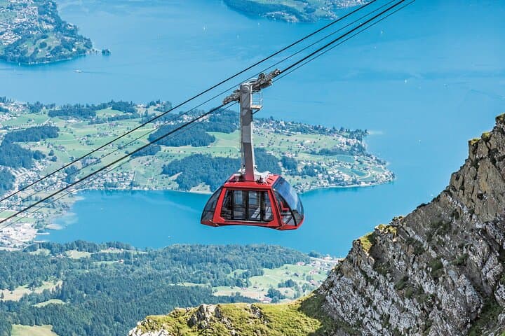 Zurich: Mount Pilatus Golden Trip & Skyglass Roof bus
