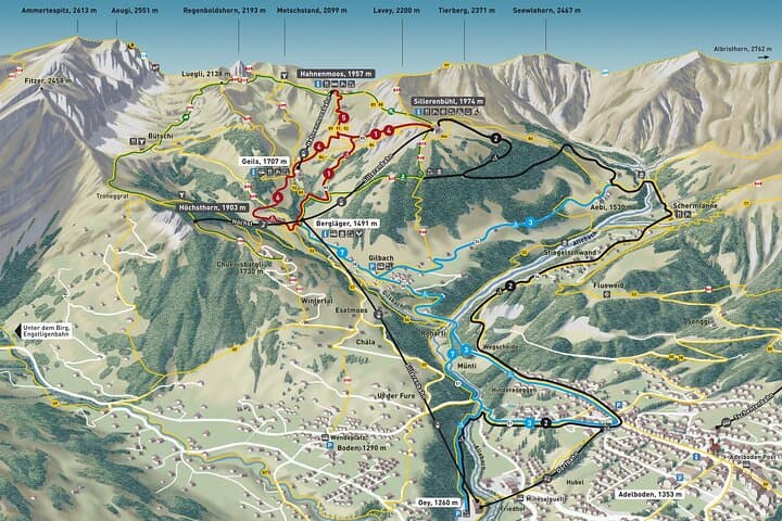 Alpine Family Fun Hike and Bike Trip in Adelboden from Zurich