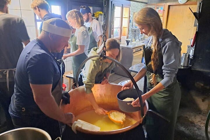 Alpine Dairy Farm Visit and Cheese Making Workshop
