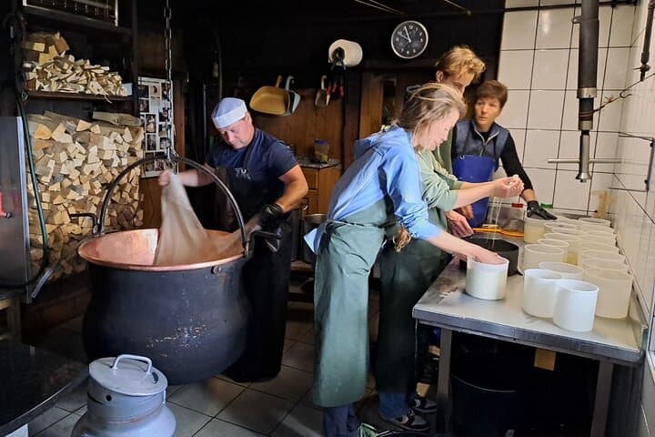 Alpine Dairy Farm Visit and Cheese Making Workshop