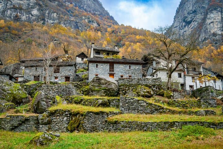 The origin of the Grotti in Valle Maggia