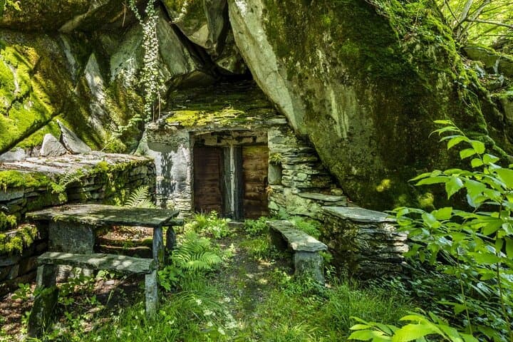 The origin of the Grotti in Valle Maggia