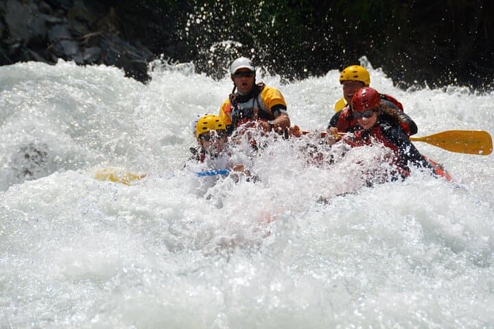 Giarsun Gorge Whitewater Action Rafting Engadin Switzerland