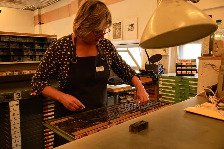Postcard Printing Private Workshop in Druckwerk