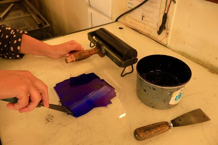 Postcard Printing Private Workshop in Druckwerk