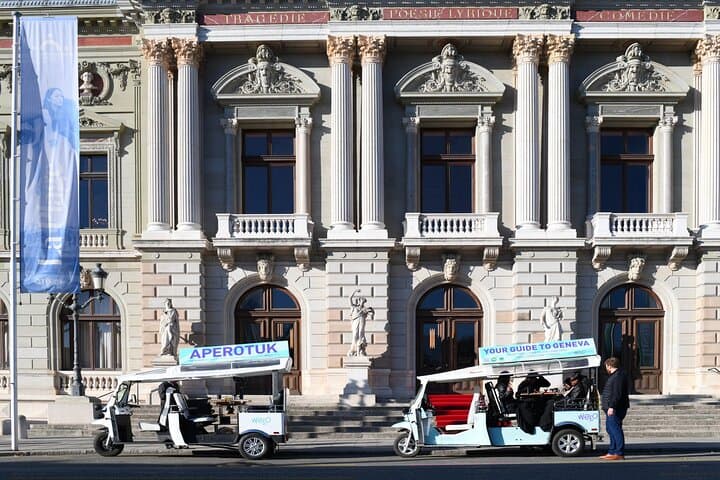 Private Guided Geneva 1 Hour 15 min TukTuk City Tour