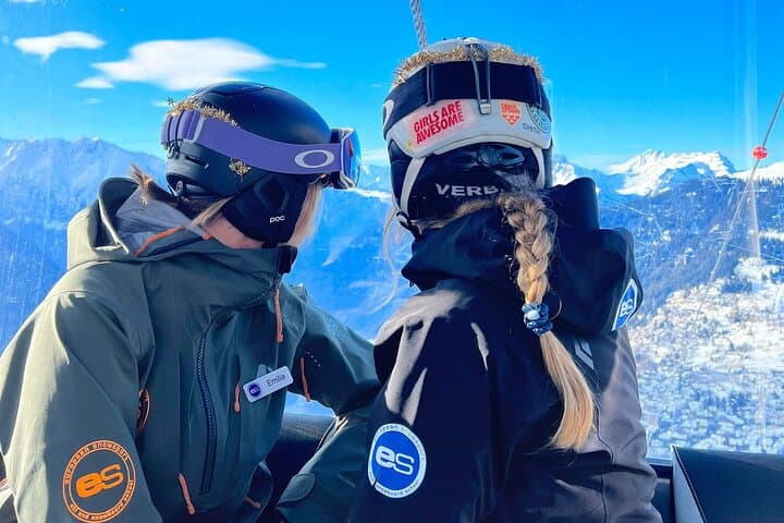 Half Day Morning Private Snowboarding Lesson in Verbier