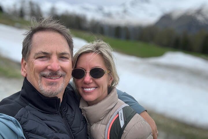 Beautiful couple in Zermatt