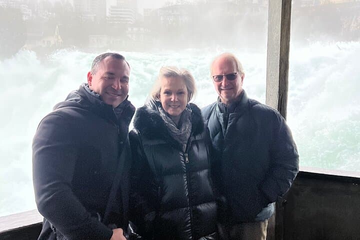 Rheinfall cave lookout