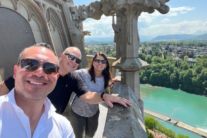 Bern cathedral roof top