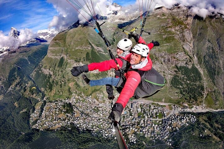 Zermatt Paragliding Flight