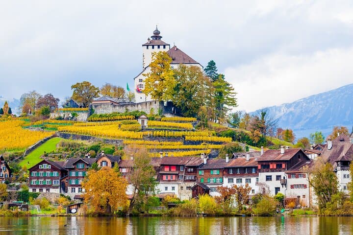 Private transfer: Zurich to St. Gallen, 2h stop in Schloss Kyburg