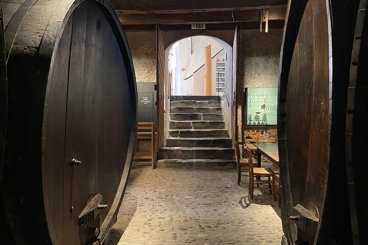 Interior wine museum