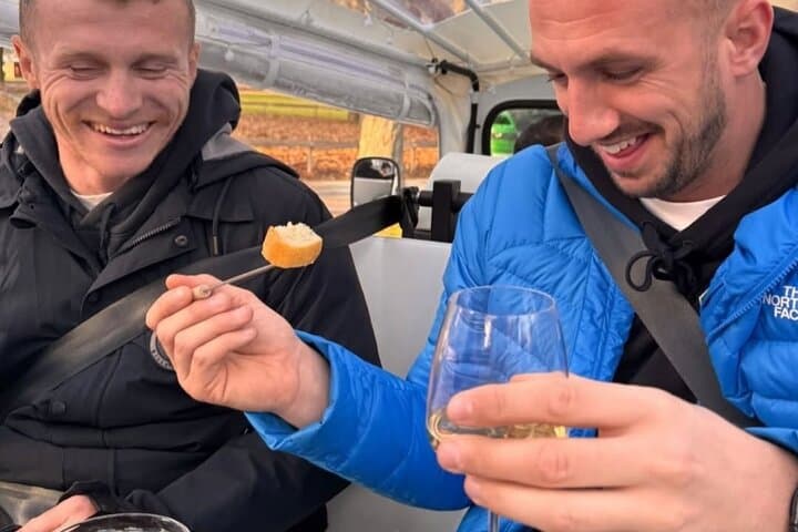 Fondue and wine private Tuk Tuk tour in Geneva
