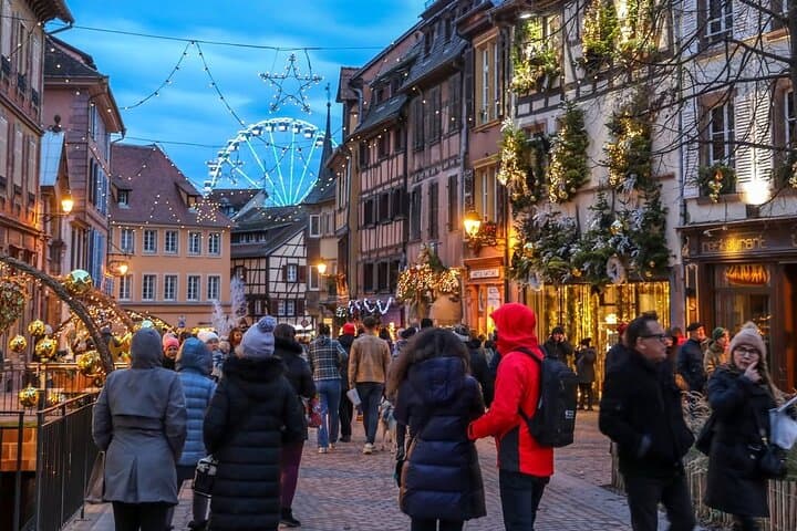 From Basel: Colmar Christmas Market & Wine Tasting Small Group